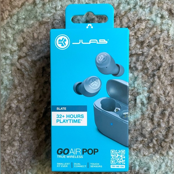 JLab Go Air Pop Wireless Bluetooth Earbuds - Picture 1 of 5